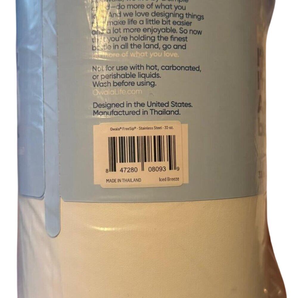 Owala Iced Breeze Insulated Water Bottle with Straw- brand new, 32 oz - Picture 3 of 5